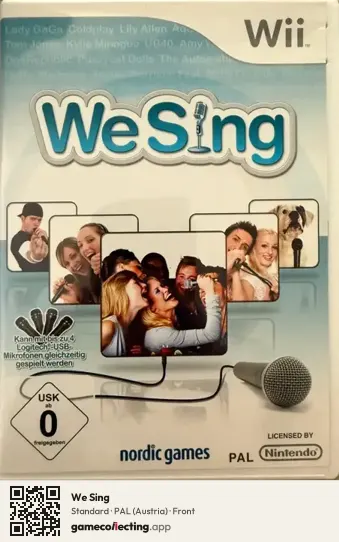 We Sing Nintendo Wii, Austria box front