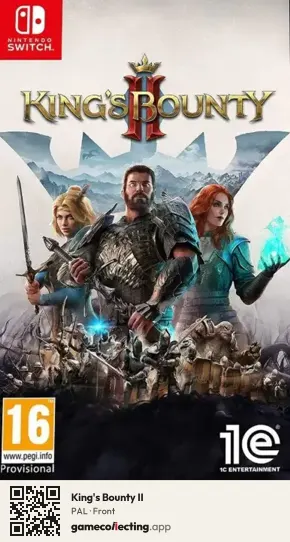 King's Bounty II Nintendo Switch, PAL box front