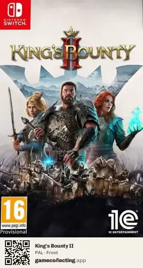 King's Bounty II Nintendo Switch, PAL box front