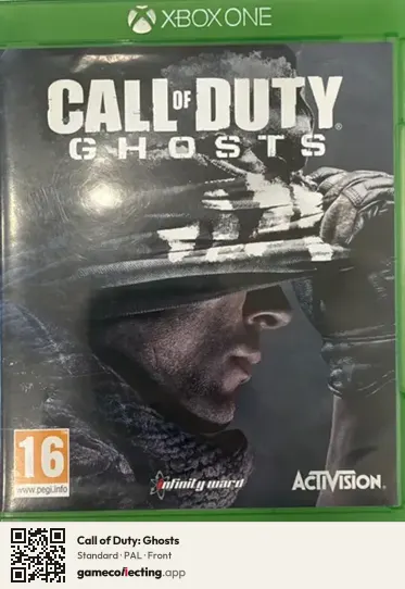 Call of Duty: Ghosts Xbox One, PAL box front