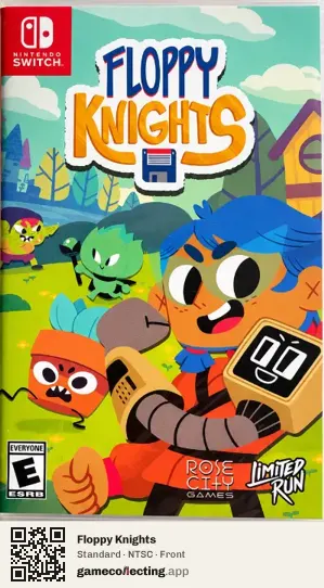 Floppy Knights Nintendo Switch, NTSC box front