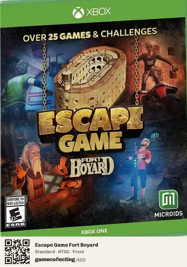Escape Game Fort Boyard Xbox One, NTSC box front