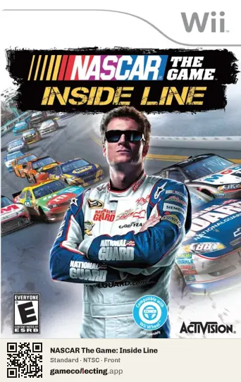 NASCAR The Game: Inside Line Nintendo Wii, NTSC box front