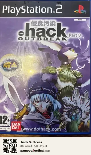 .hack Outbreak PlayStation 2, PAL box front