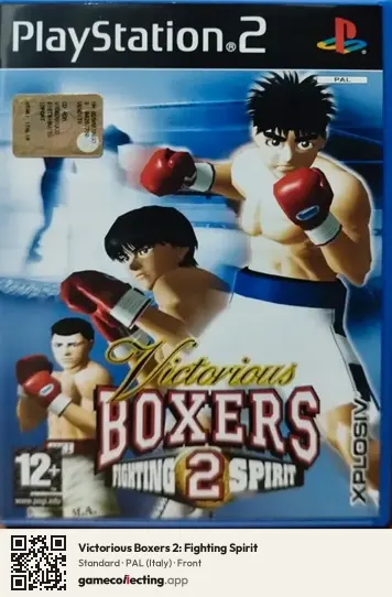 Victorious Boxers 2: Fighting Spirit PlayStation 2, Italy box front