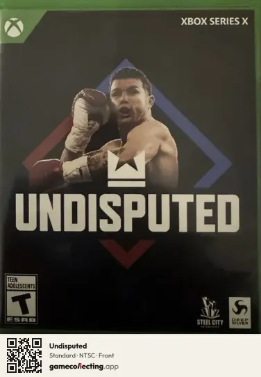 Undisputed Xbox Series X, NTSC box front