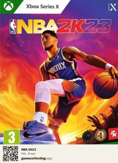 NBA 2K23 Xbox Series X, PAL box front