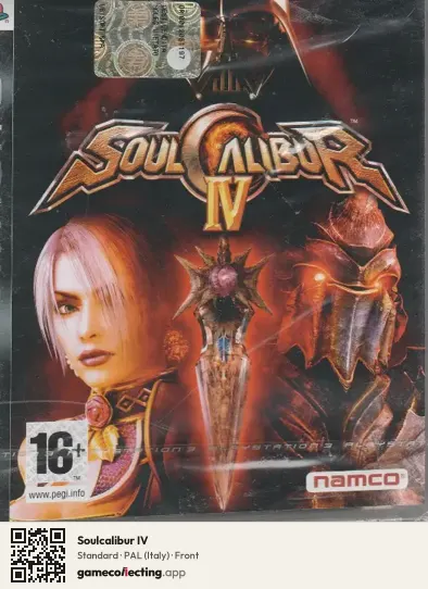 Soulcalibur IV PlayStation 3, Italy box front
