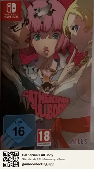 Catherine: Full Body Nintendo Switch, Germany box front
