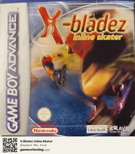 X-Bladez: Inline Skater Game Boy Advance, PAL box front