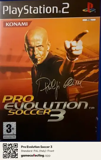 Pro Evolution Soccer 3 PlayStation 2, Italy box front