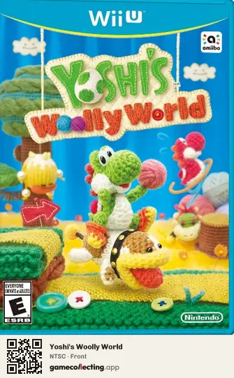 Yoshi's Woolly World Nintendo Wii U, NTSC box front