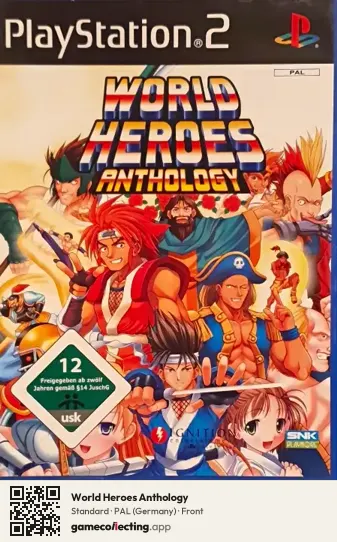 World Heroes Anthology PlayStation 2, Germany box front