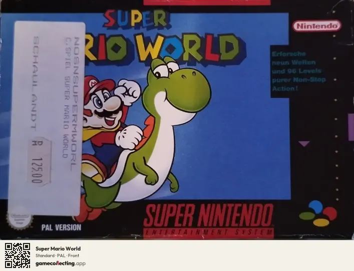 Super Mario World Super Nintendo Entertainment System, PAL box front