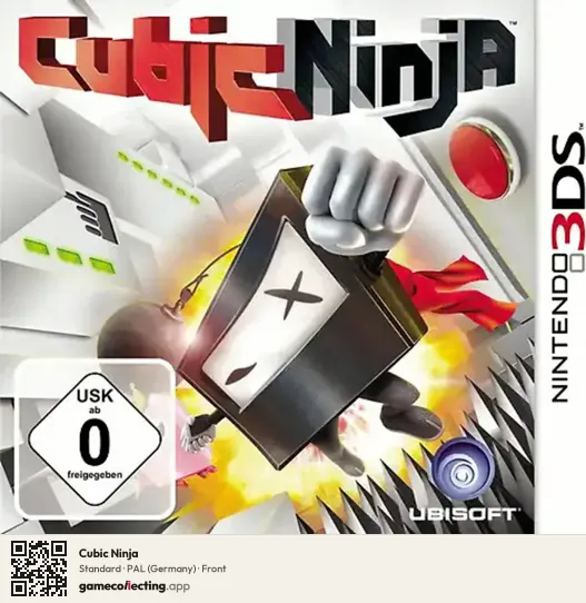 Cubic Ninja Nintendo 3DS, Germany box front
