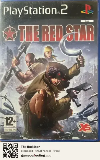 The Red Star PlayStation 2, France box front