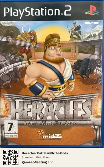 Heracles: Battle with the Gods PlayStation 2, PAL box front