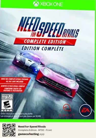 Need for Speed Rivals Xbox One, NTSC box front