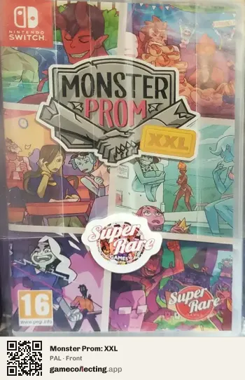 Monster Prom: XXL Nintendo Switch, PAL box front