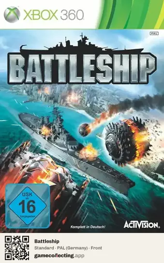 Battleship Xbox 360, Germany box front