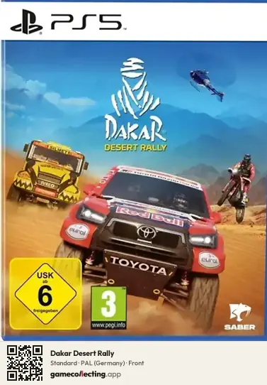 Dakar Desert Rally PlayStation 5, Germany box front