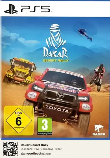 Dakar Desert Rally PlayStation 5, Germany box front