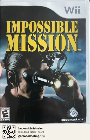 Impossible Mission Nintendo Wii, NTSC box front