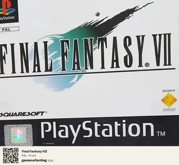 Final Fantasy VII PlayStation, PAL box front