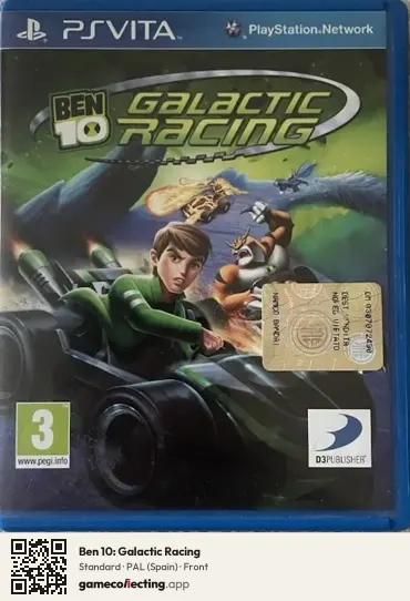 Ben 10: Galactic Racing PlayStation Vita, Spain box front