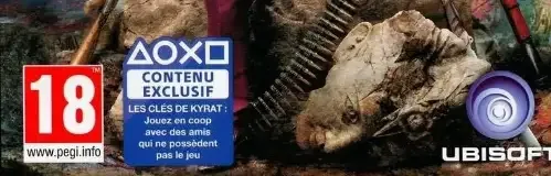 Far Cry 4, the PEGI square on its front