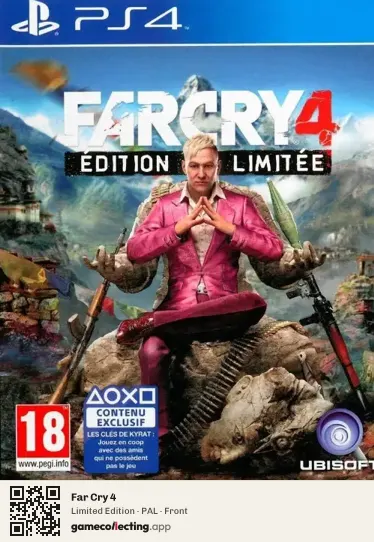 Far Cry 4 PlayStation 4, PAL box front
