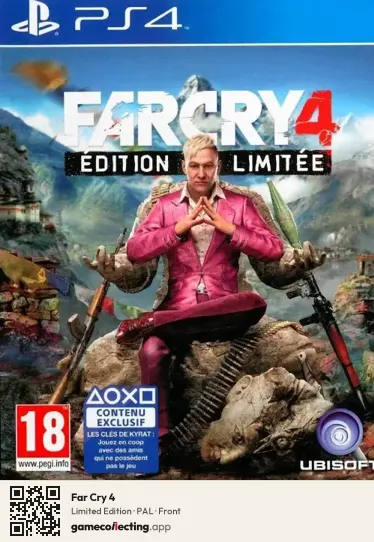 Far Cry 4 PlayStation 4, PAL box front