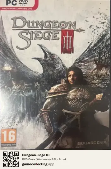 Dungeon Siege III Computer, PAL box front