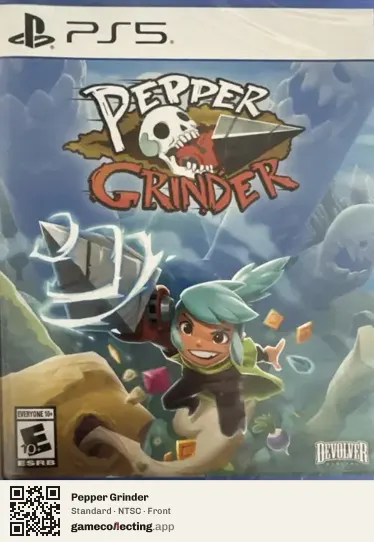 Pepper Grinder PlayStation 5, NTSC box front