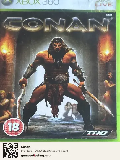 Conan Xbox 360, United Kingdom box front