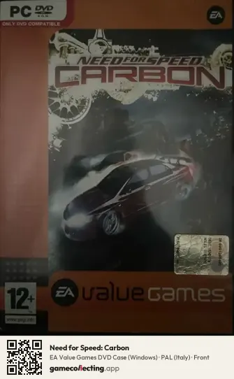 Need for Speed: Carbon Computer, Italy box front