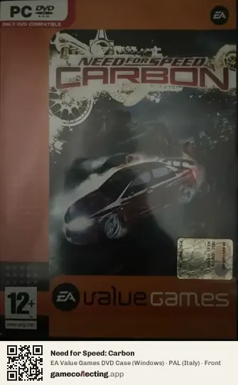 Need for Speed: Carbon Computer, Italy box front