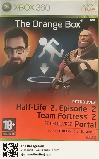 The Orange Box Xbox 360, France box front