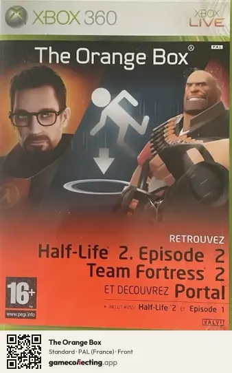 The Orange Box Xbox 360, France box front