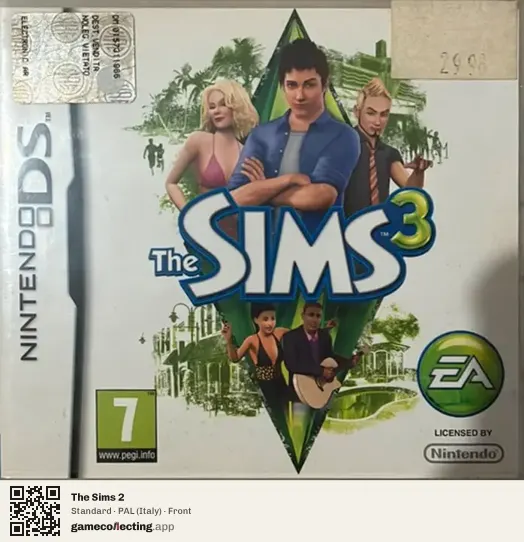 The Sims 2 Nintendo DS, Italy box front