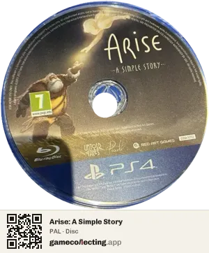 Arise: A Simple Story PlayStation 4, PAL disc