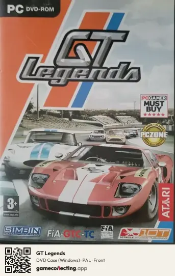 GT Legends Computer, PAL box front