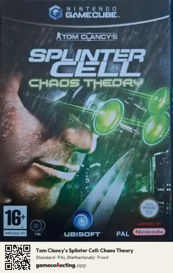 Tom Clancy's Splinter Cell: Chaos Theory Nintendo GameCube, Netherlands box front