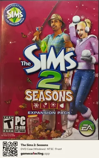 The Sims 2: Seasons Computer, NTSC box front