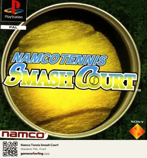 Namco Tennis Smash Court PlayStation, PAL box front