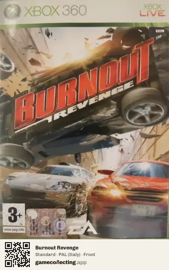 Burnout Revenge Xbox 360, Italy box front
