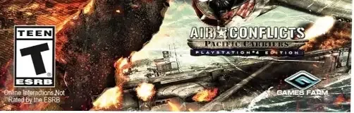 Air Conflicts Double Pack, the ESRB box on its front