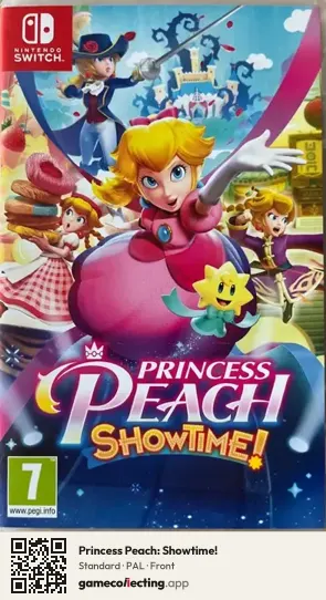 Princess Peach: Showtime! Nintendo Switch, PAL box front