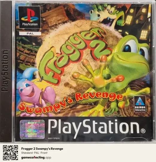 Frogger 2 Swampy's Revenge PlayStation, PAL box front