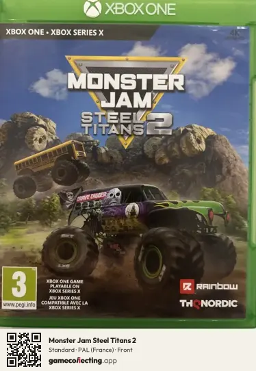 Monster Jam Steel Titans 2 Xbox One, France box front